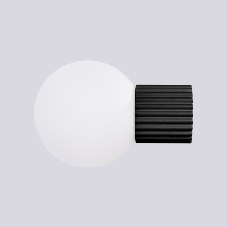 Aplique de baño HALO 1xG9/8W/230V diá. 12 cm IP44 negro