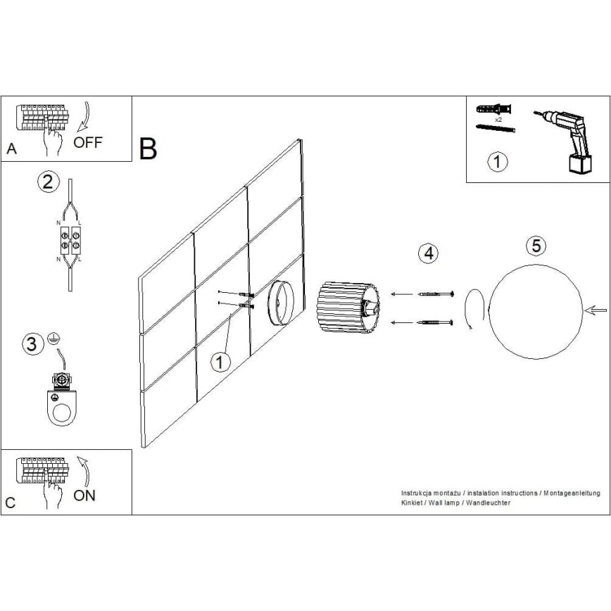 Aplique de baño HALO 1xG9/8W/230V diá. 12 cm IP44 negro