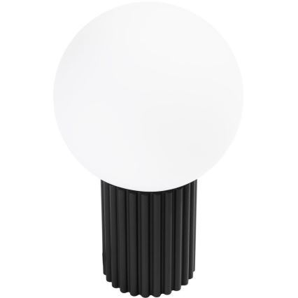 Lámpara de mesa HALO 1xG9/8W/230V diá. 12 cm negro