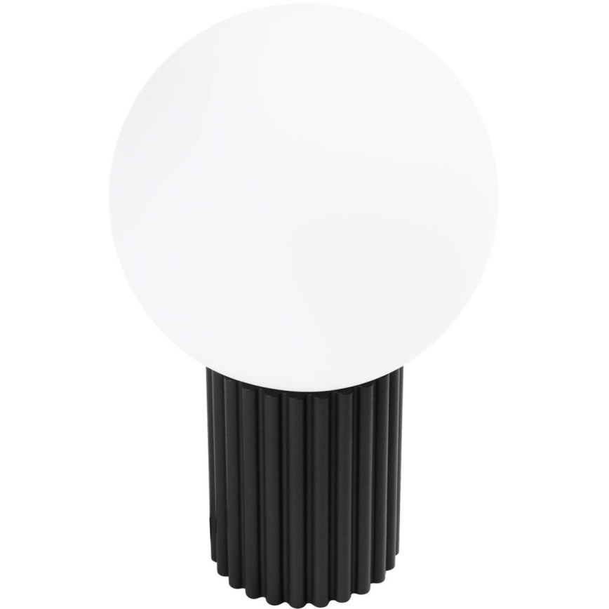 Lámpara de mesa HALO 1xG9/8W/230V diá. 12 cm negro