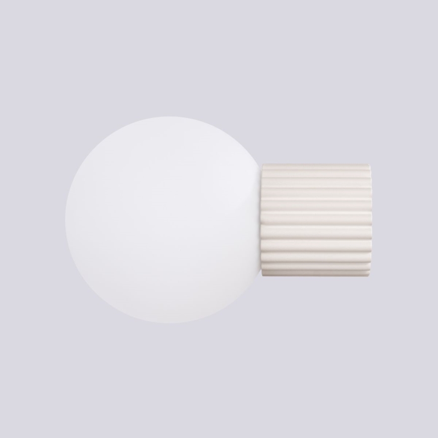 Aplique de baño HALO 1xG9/8W/230V diá. 12 cm IP44 color crema