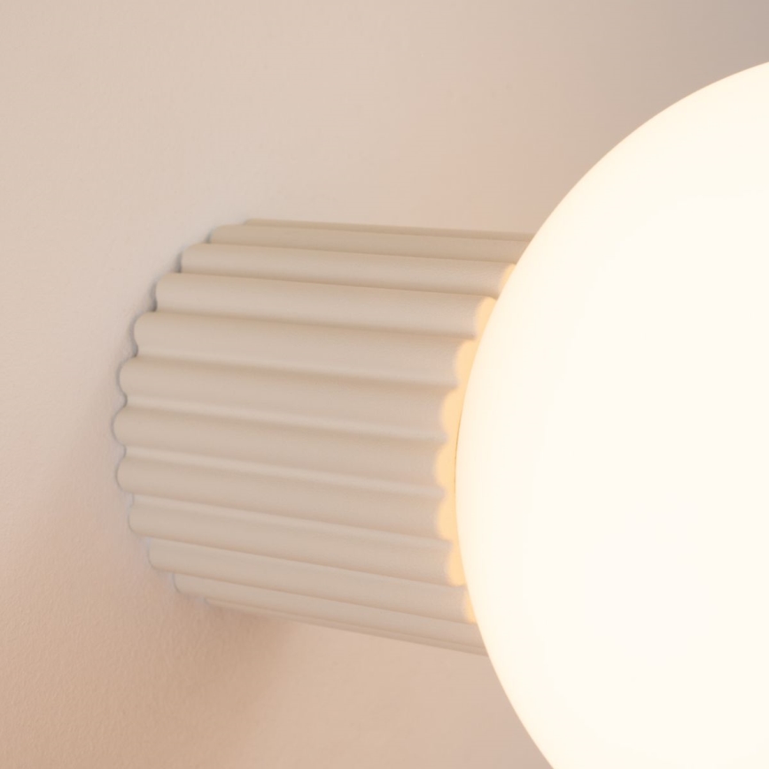 Aplique de baño HALO 1xG9/8W/230V diá. 12 cm IP44 color crema