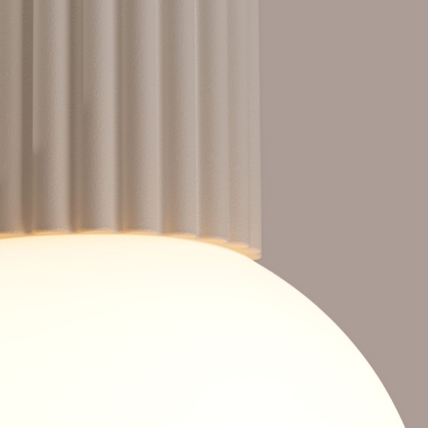 Plafón de baño HALO 1xG9/8W/230V diá. 12 cm IP44 color crema