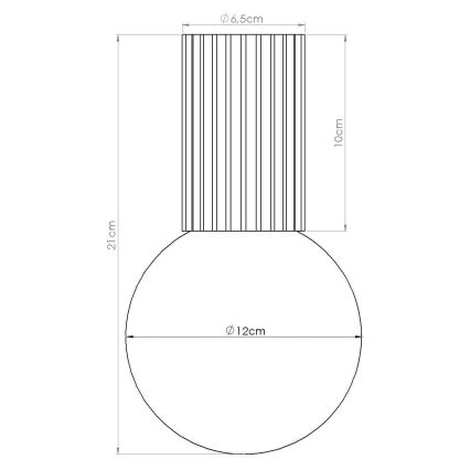 Plafón de baño HALO 1xG9/8W/230V diá. 12 cm IP44 color crema