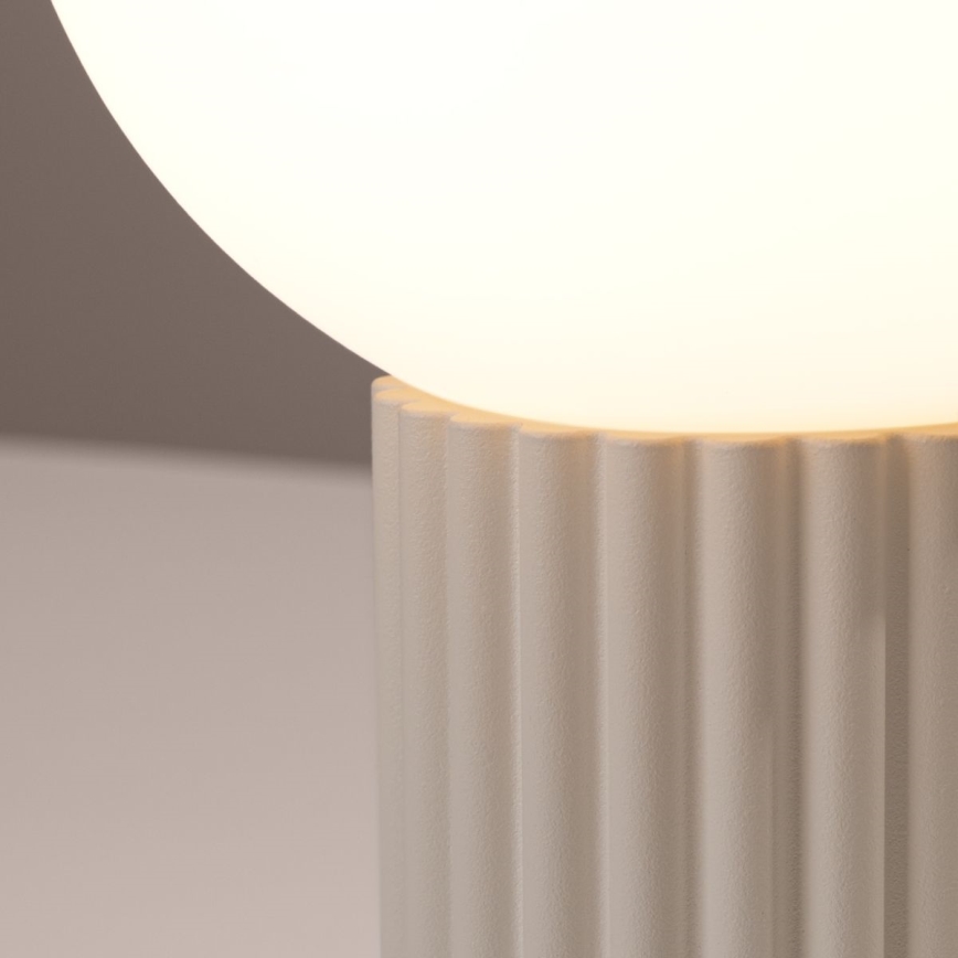 Lámpara de mesa HALO 1xG9/8W/230V diá. 12 cm color crema
