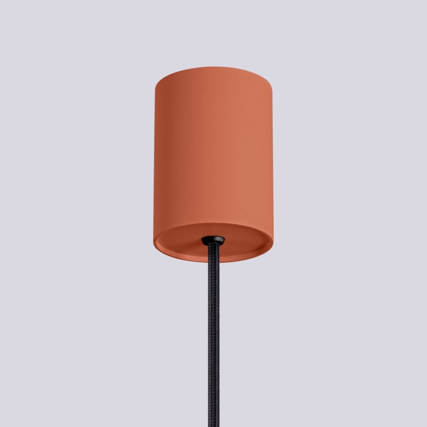 Lámpara colgante HALO 1xG9/8W/230V diá. 12 cm naranja