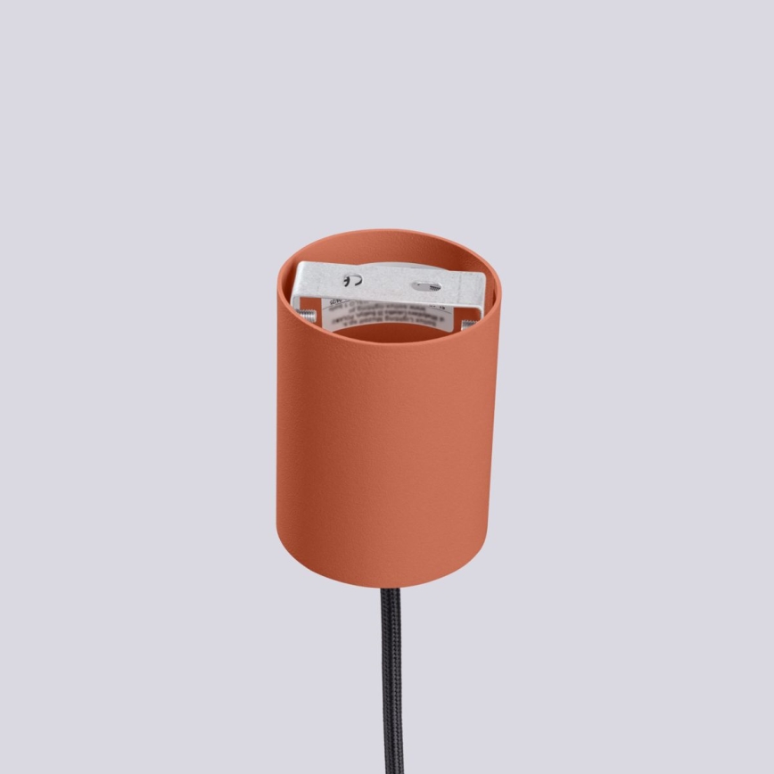 Lámpara colgante HALO 1xG9/8W/230V diá. 12 cm naranja