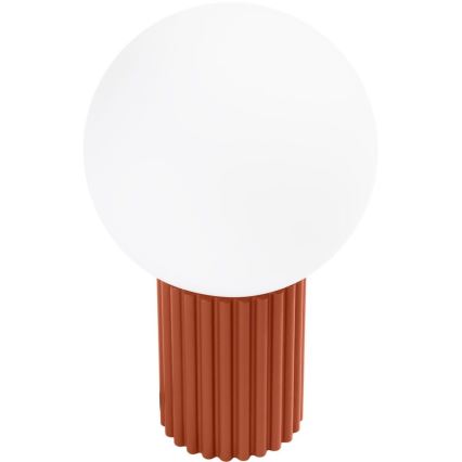 Lámpara de mesa HALO 1xG9/8W/230V diá. 12 cm naranja