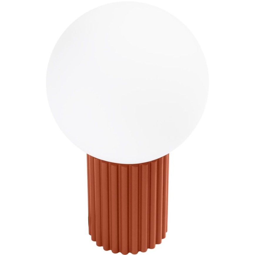 Lámpara de mesa HALO 1xG9/8W/230V diá. 12 cm naranja