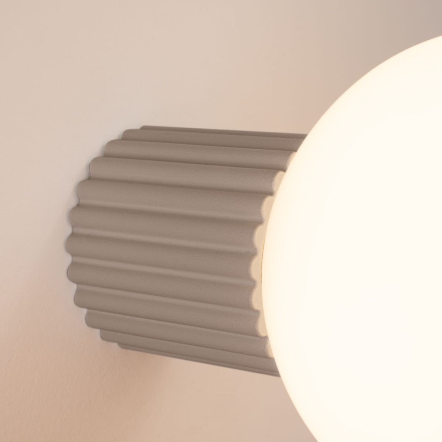 Aplique de baño HALO 1xG9/8W/230V diá. 12 cm IP44 beige