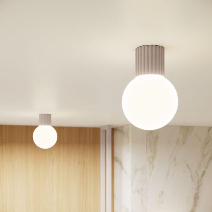 Plafón de baño HALO 1xG9/8W/230V diá. 12 cm IP44 beige