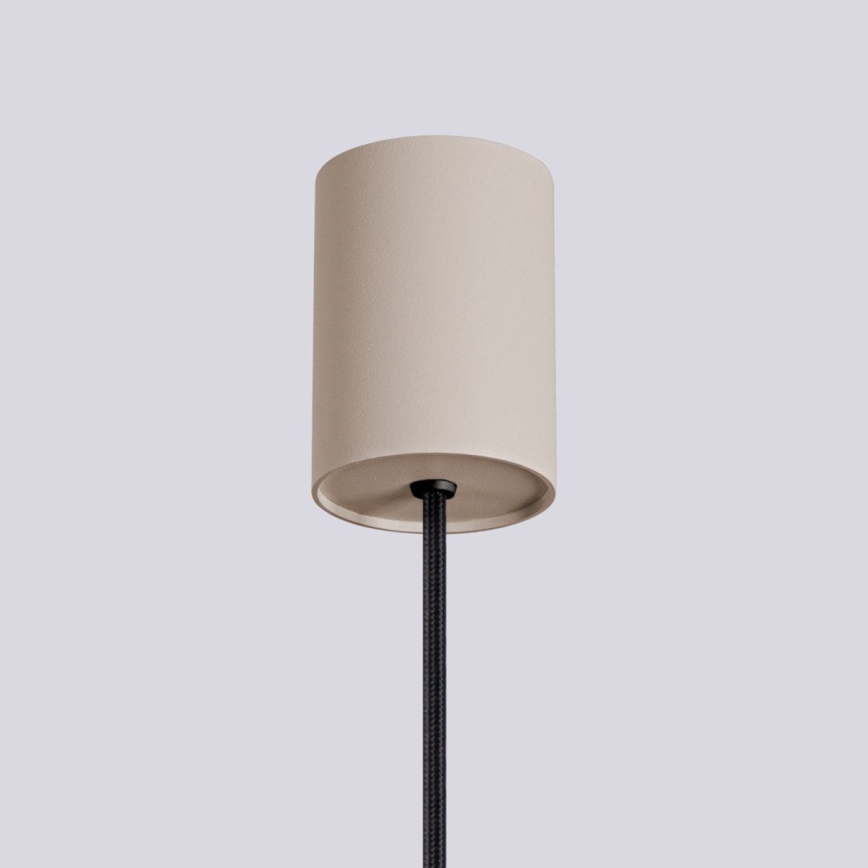 Lámpara colgante HALO 1xG9/8W/230V diá. 12 cm beige