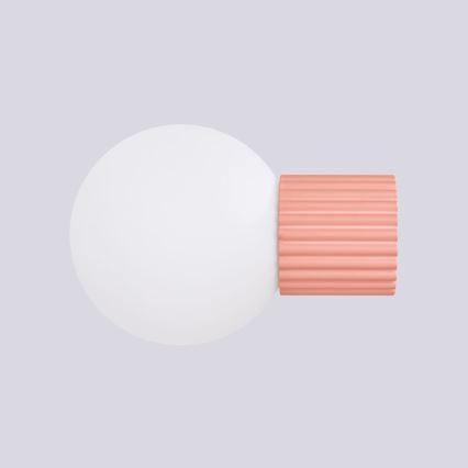 Aplique de baño HALO 1xG9/8W/230V diá. 12 cm IP44 rosa