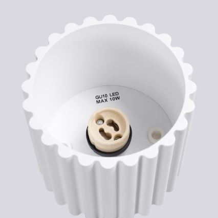 Foco empotrable AURA 1xGU10/10W/230V 10 cm blanco