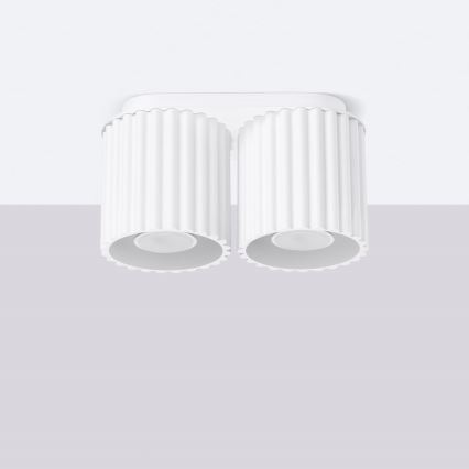 Foco AURA 2xGU10/10W/230V blanco