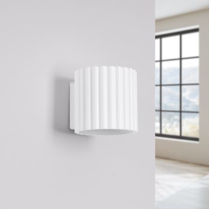 Aplique de pared AURA 1xG9/10W/230V blanco