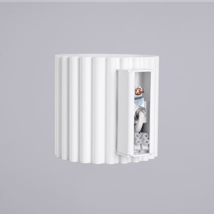 Aplique de pared AURA 1xG9/10W/230V blanco