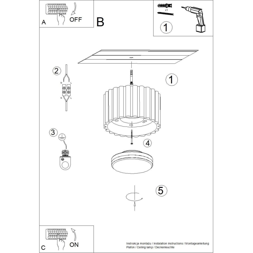 Foco empotrable AURA 1xGX53/10W/230V 6 cm blanco