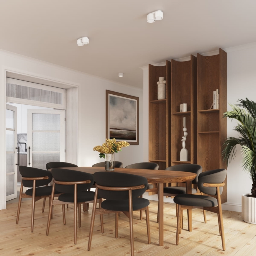 Foco direccional AURA 2xGX53/10W/230V blanco