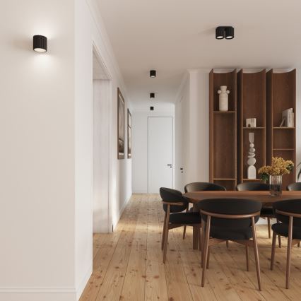 Aplique de pared AURA 1xG9/10W/230V negro