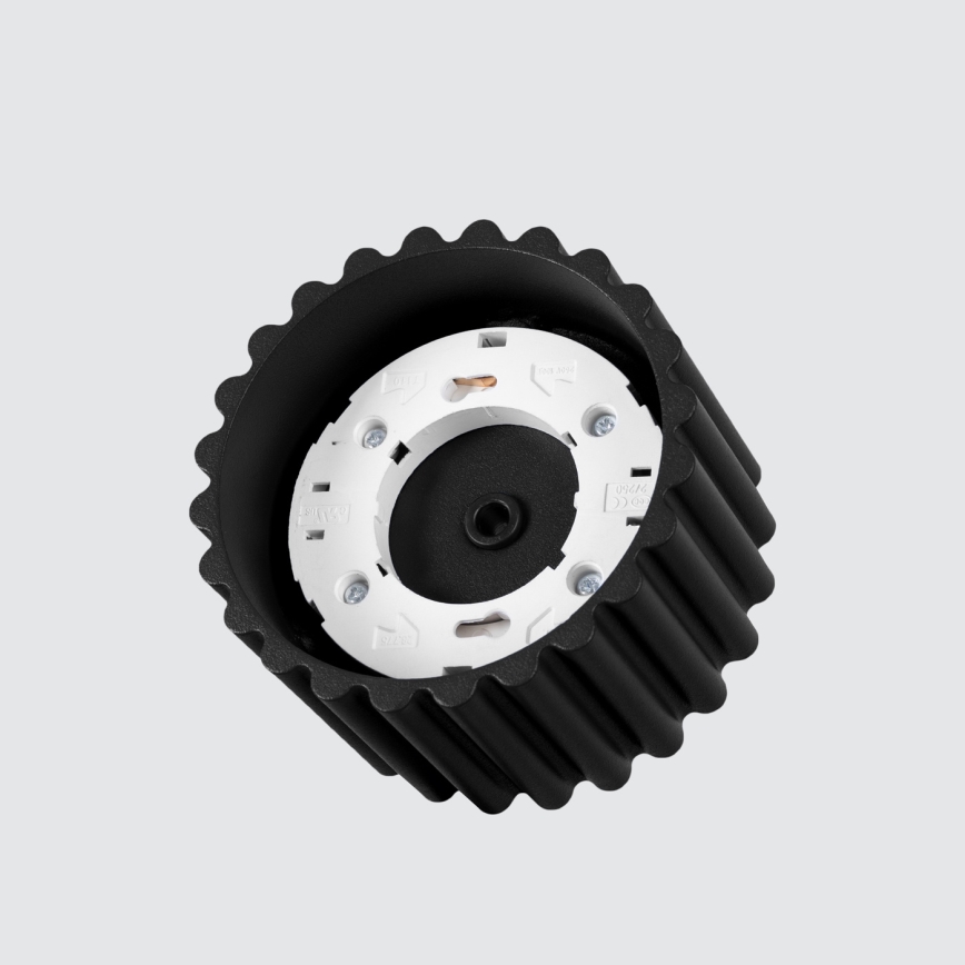 Foco AURA 1xGX53/10W/230V, 6 cm, negro