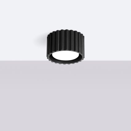 Foco AURA 1xGX53/10W/230V Ø 10 cm negro