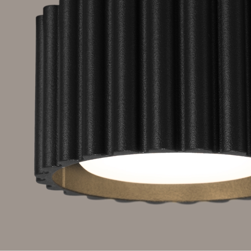 Foco AURA 1xGX53/10W/230V Ø 10 cm negro