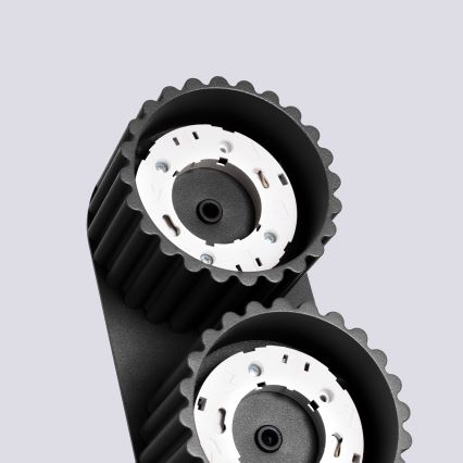 Foco direccional AURA 2xGX53/10W/230V negro