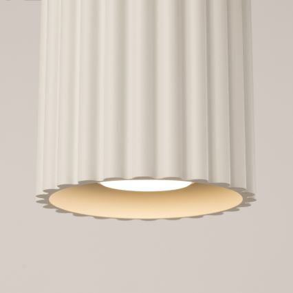 Foco AURA 1xGU10/10W/230V 10 cm color crema