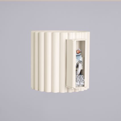 Aplique de pared AURA 1xG9/10W/230V color crema