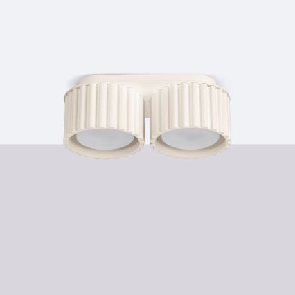 Foco orientable AURA 2xGX53/10W/230V crema