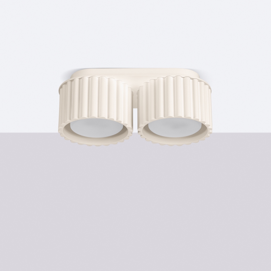 Foco orientable AURA 2xGX53/10W/230V crema