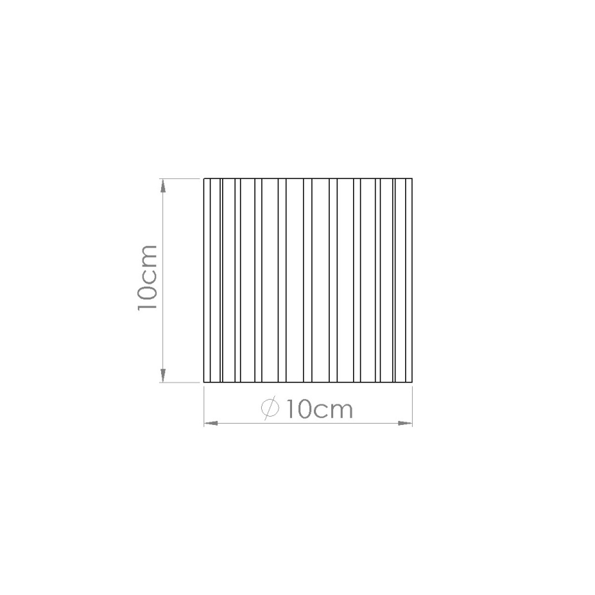 Foco AURA 1xGU10/10W/230V 10 cm verde