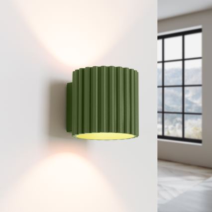 Aplique de pared AURA 1xG9/10W/230V verde