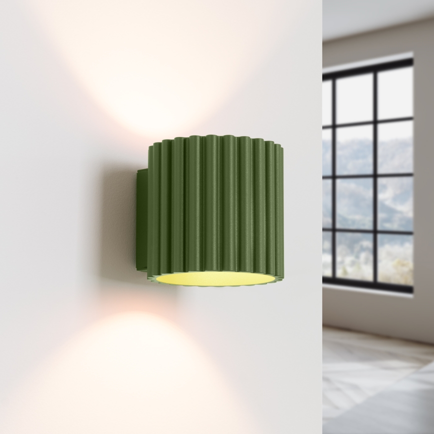 Aplique de pared AURA 1xG9/10W/230V verde