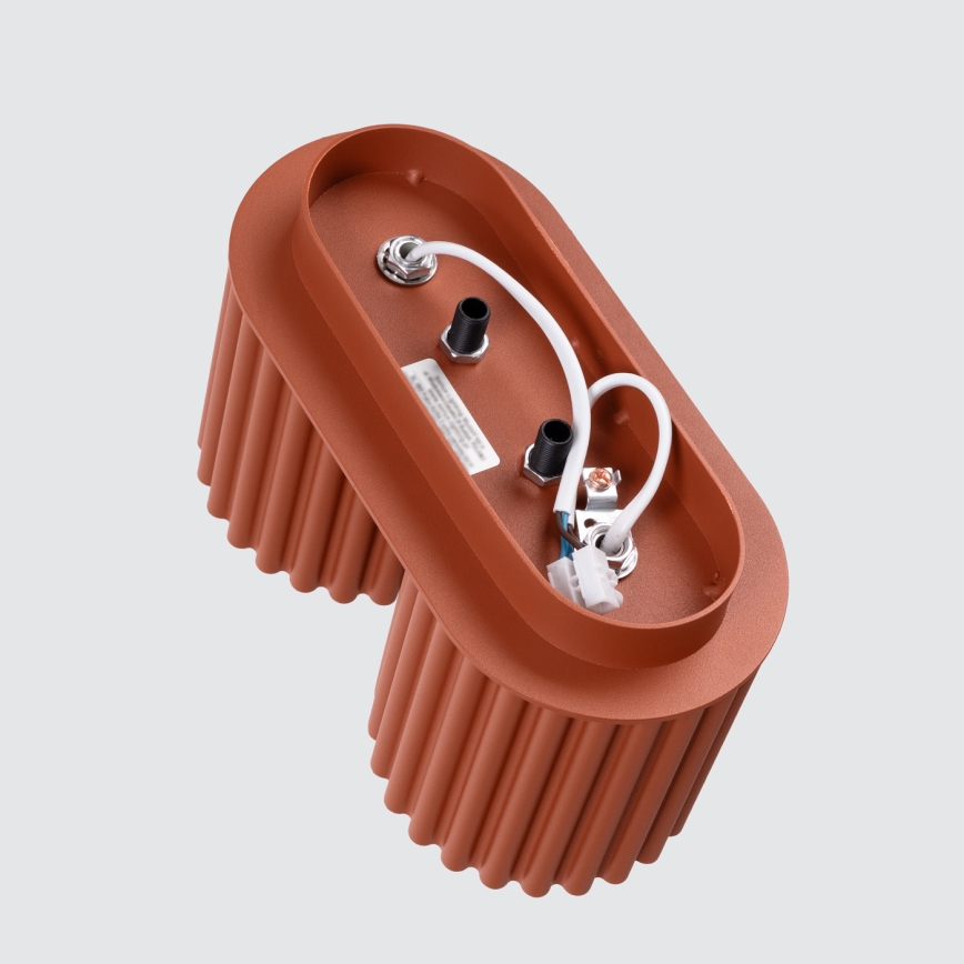 Foco orientable AURA 2xGU10/10W/230V naranja