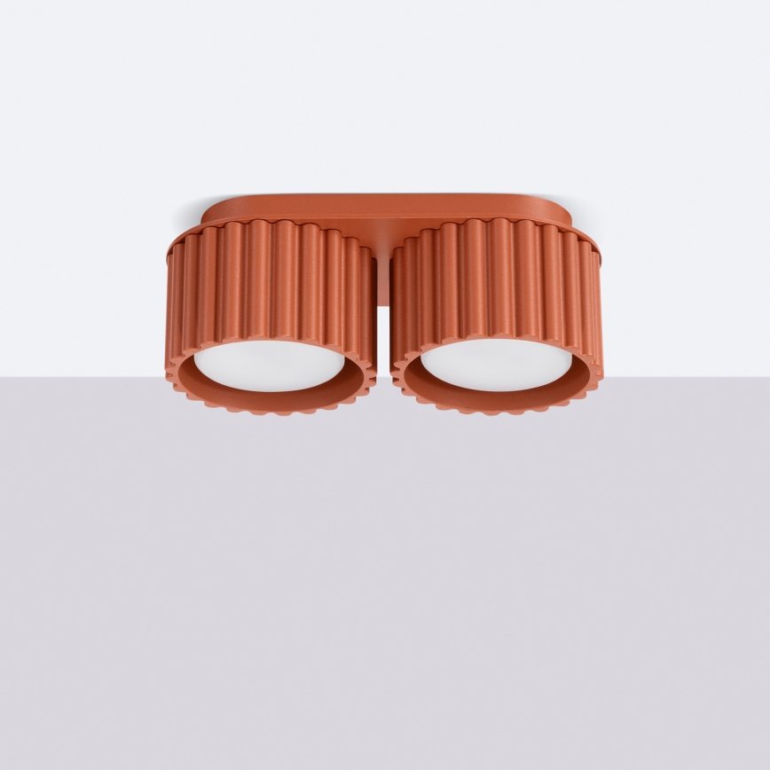 Foco AURA 2xGX53/10W/230V naranja