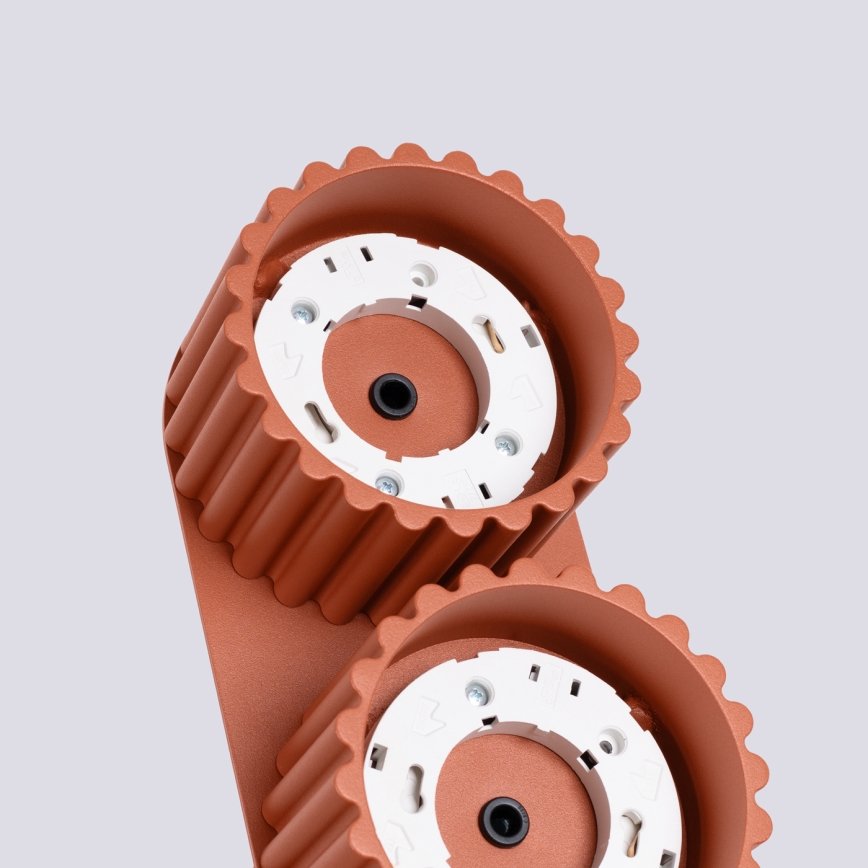 Foco AURA 2xGX53/10W/230V naranja