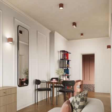 Foco AURA 2xGU10/10W/230V marrón