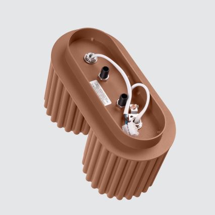 Foco AURA 2xGU10/10W/230V marrón