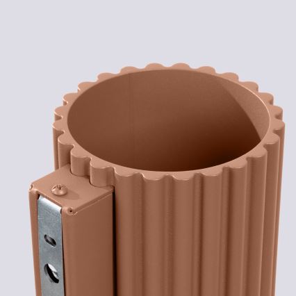 Aplique de pared AURA 1xG9/10W/230V marrón