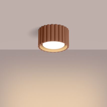 Foco AURA 1xGX53/10W/230V 6 cm marrón