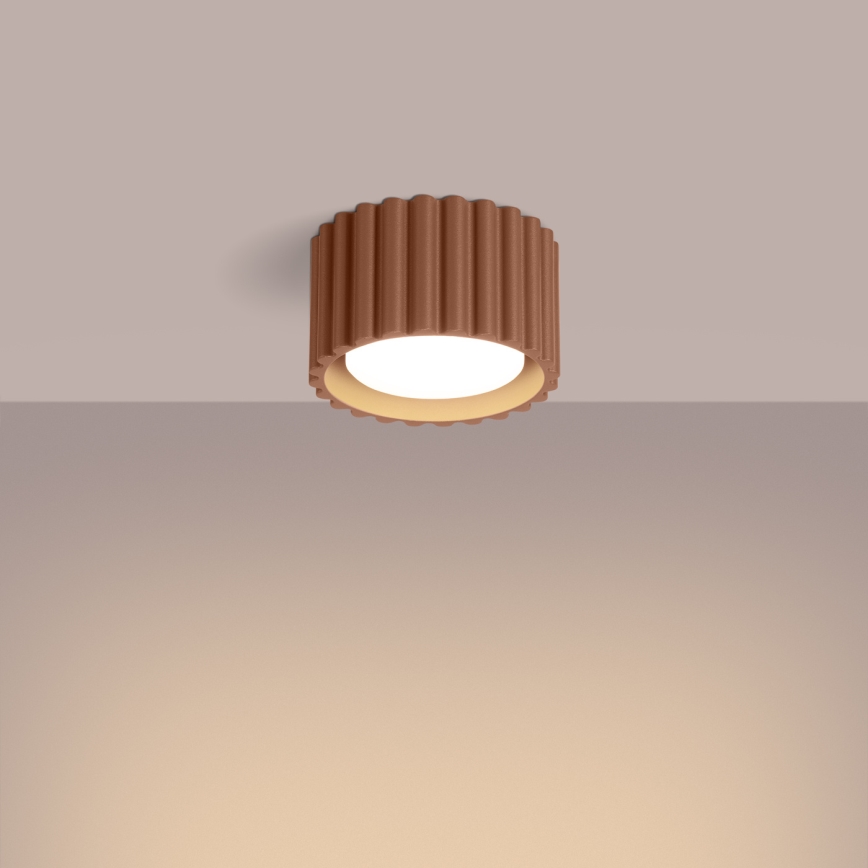 Foco AURA 1xGX53/10W/230V 6 cm marrón