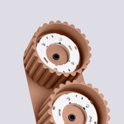 Lámpara de focos AURA 2xGX53/10W/230V marrón