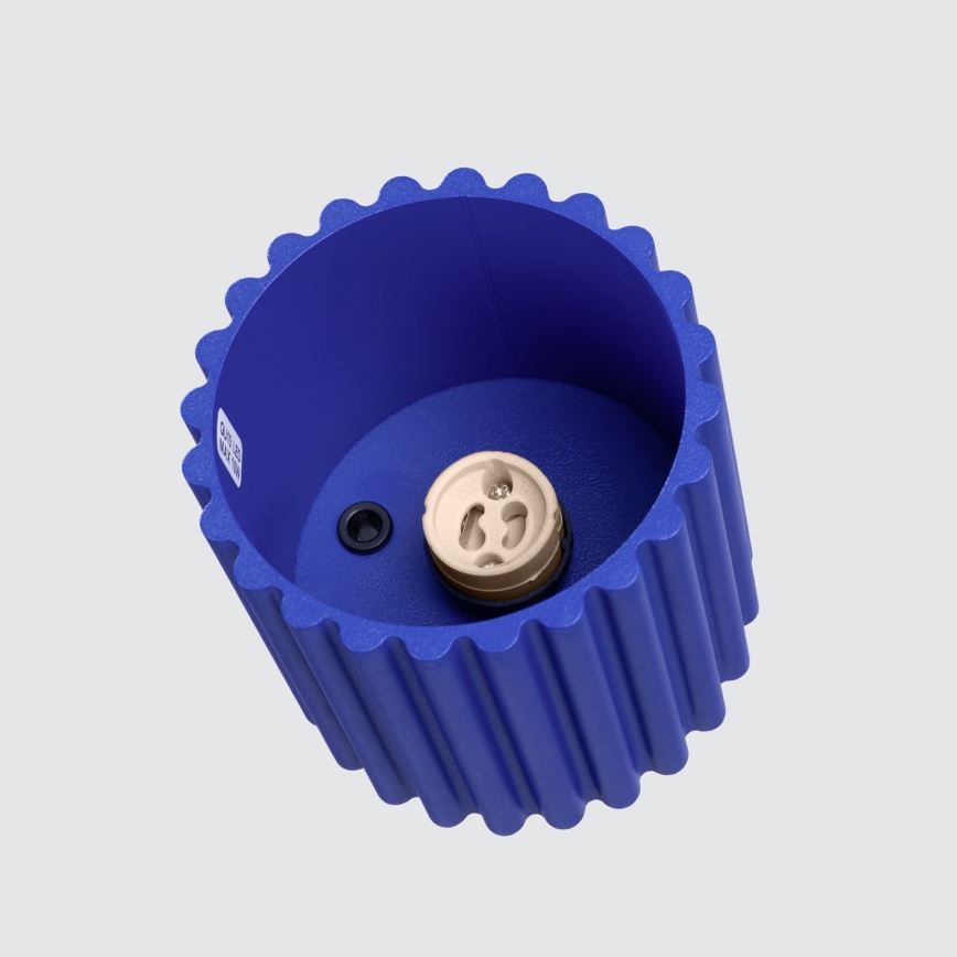 Foco direccional AURA 1xGU10/10W/230V 10 cm azul