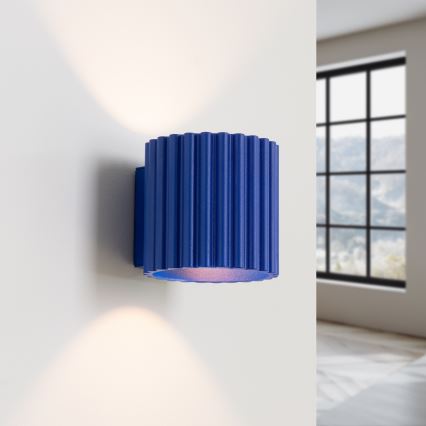 Aplique de pared AURA 1xG9/10W/230V azul