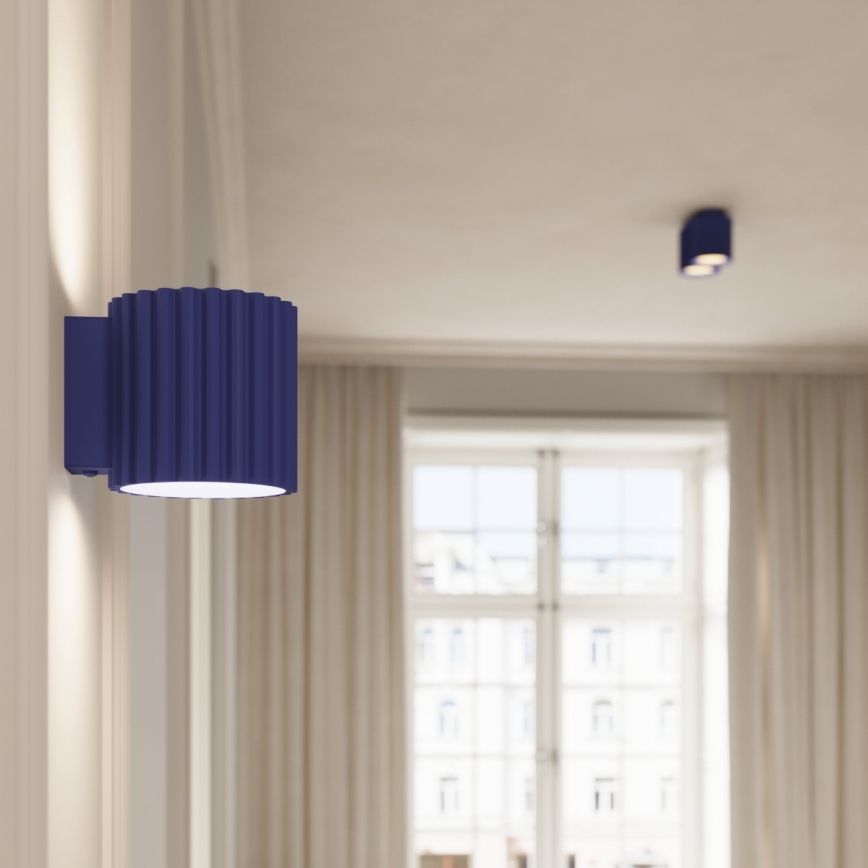 Aplique de pared AURA 1xG9/10W/230V azul