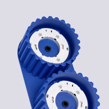 Foco orientable AURA 2xGX53/10W/230V azul