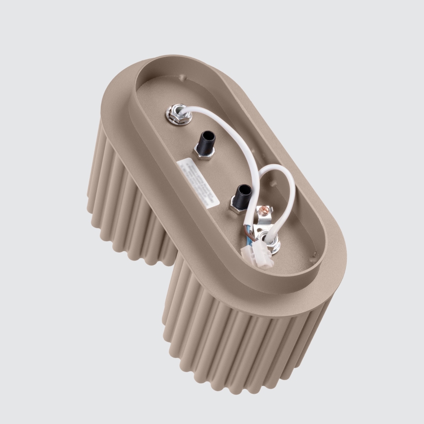 Foco orientable AURA 2xGU10/10W/230V taupe