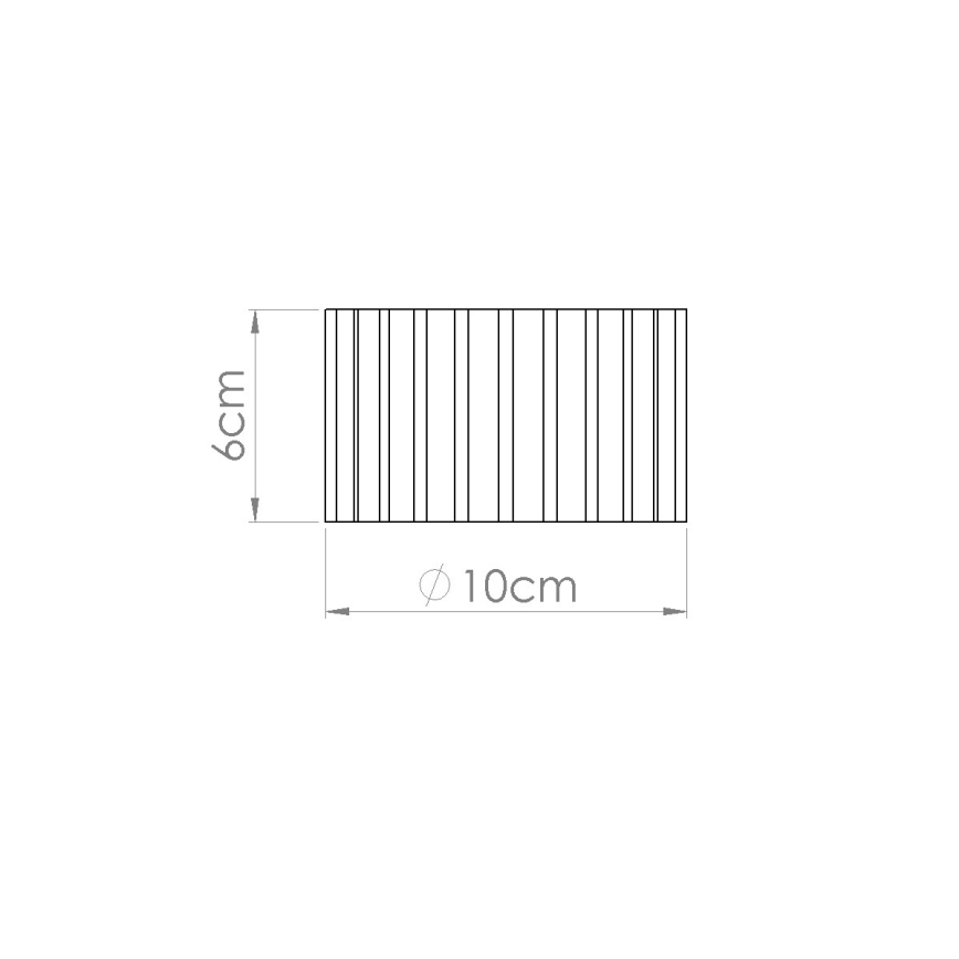 Foco AURA 1xGX53/10W/230V, 6 cm, topo